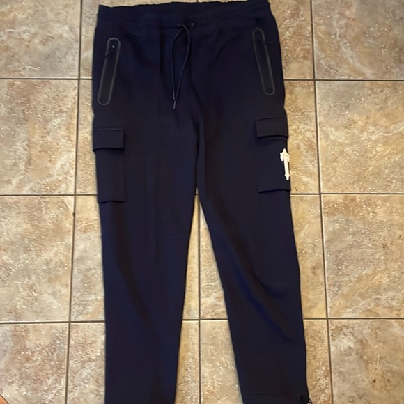 Trapstar irongate T Tech zip track pants. Brand new with tag,  Navy, size: XL - Picture 1 of 4